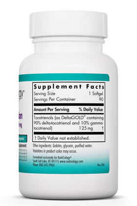 Allergy Research Group Delta-Fraction Tocotrienols packaging side view