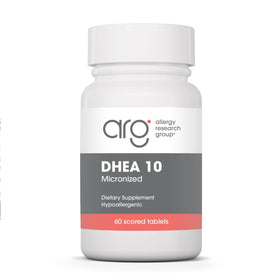 Allergy Research Group DHEA 10 mg 60 Capsules vue de face