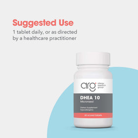 Allergy Research Group DHEA 10 mg capsules ouvertes
