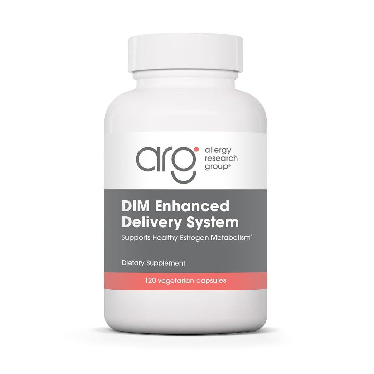 Allergy Research Group DIM support Delivery System 120 capsules front view