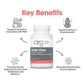 Allergy Research Group DIM Vitex 120 capsules avec d'autres compléments