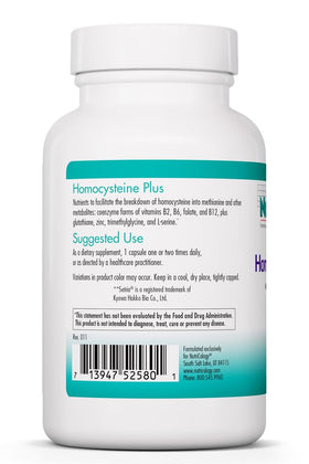 Allergy Research Group Homocysteine Plus capsules végétariennes sur une table