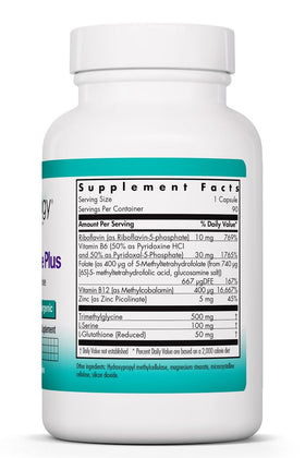 Allergy Research Group Homocysteine Plus emballage avec étiquettes