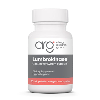 Allergy Research Group Lumbrokinase 32 mg capsules front view