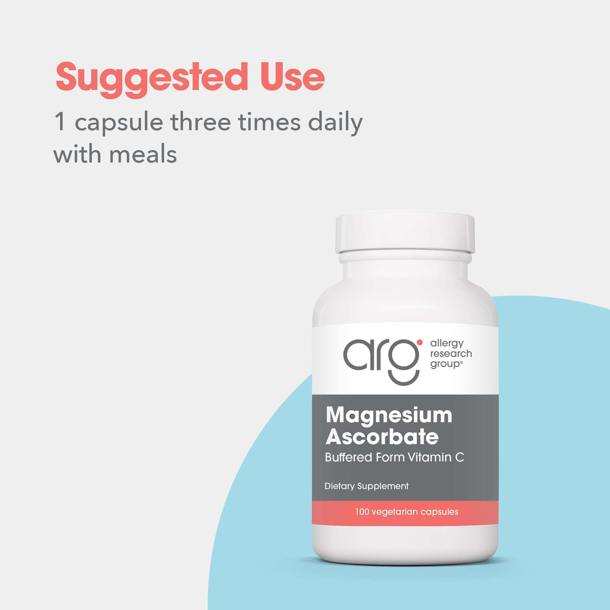 Allergy Research Group Magnesium Ascorbate 1000 mg nutritional information