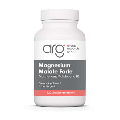 Allergy Research Group Magnésium Malate Forte 120 comprimés vue de face