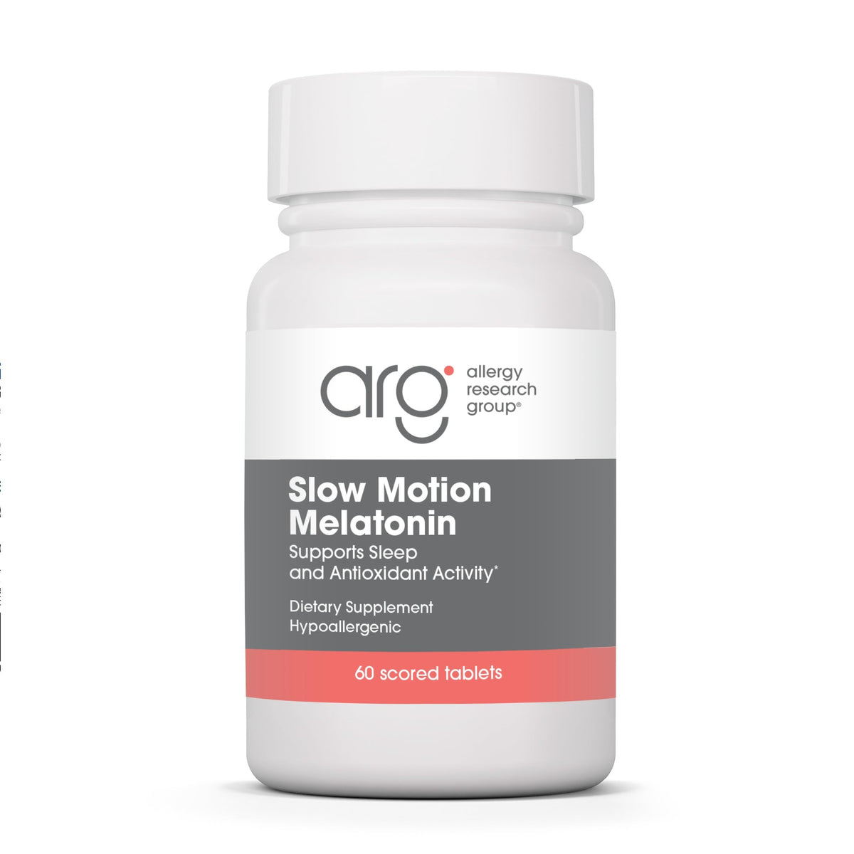 Allergy Research Group Mélatonine Lente 1,2 mg 60 comprimés vue de face