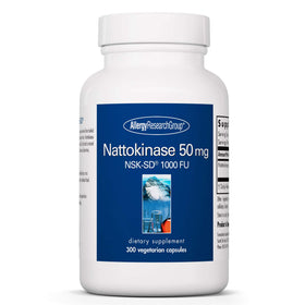 Allergy Research Group Nattokinase 50 mg capsules, vue de face