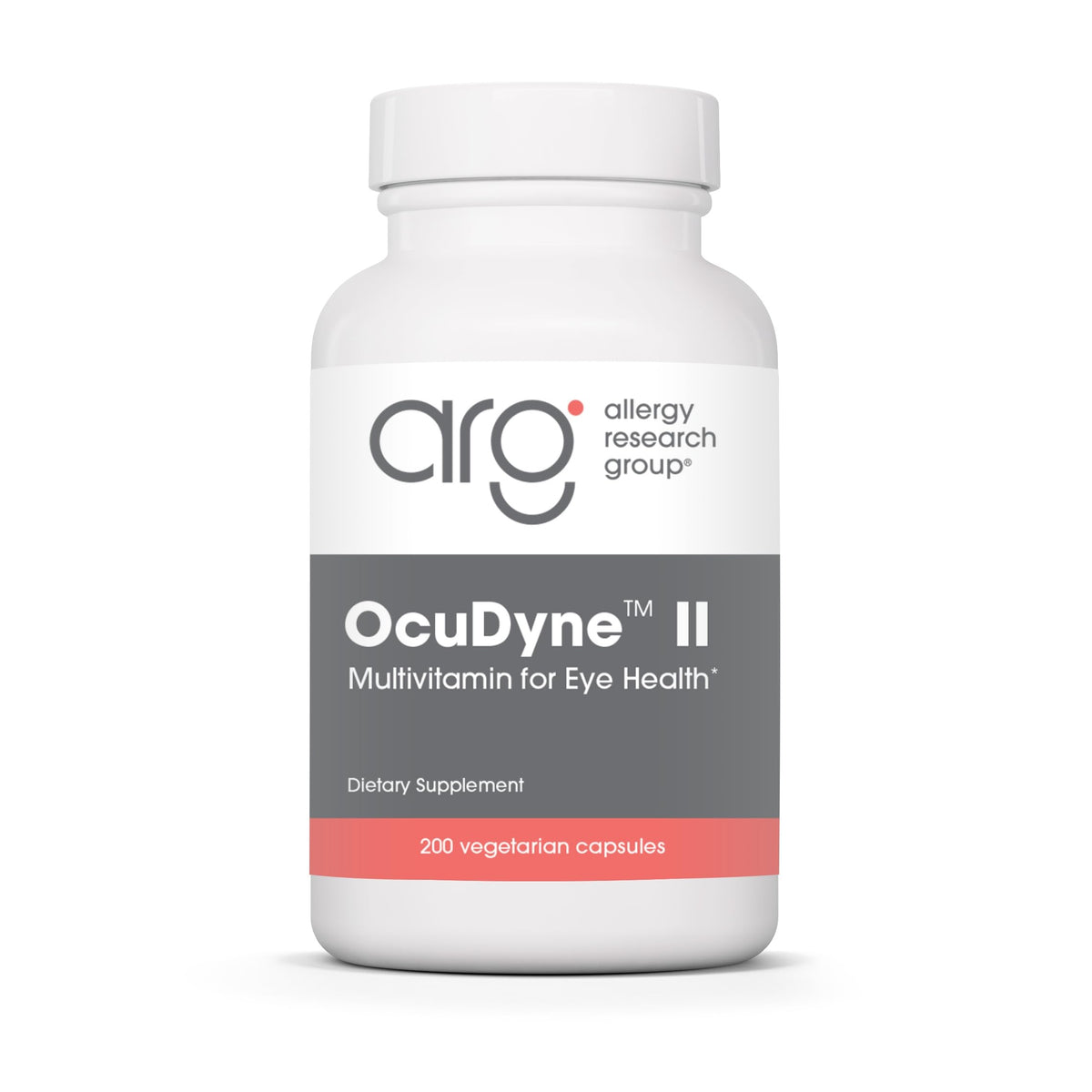 Allergy Research Group OcuDyne II Complément pour la Santé des Yeux 200 Capsules vue avant