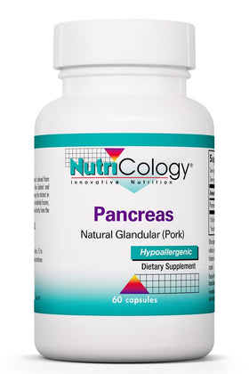 Allergy Research Group Pancréas Porc 60 comprimés vue de face