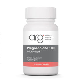 Allergy Research Group Pregnenolone 100 mg comprimés, vue de l'emballage