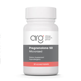 Allergy Research Group Pregnenolone 50 mg comprimés, vue de face