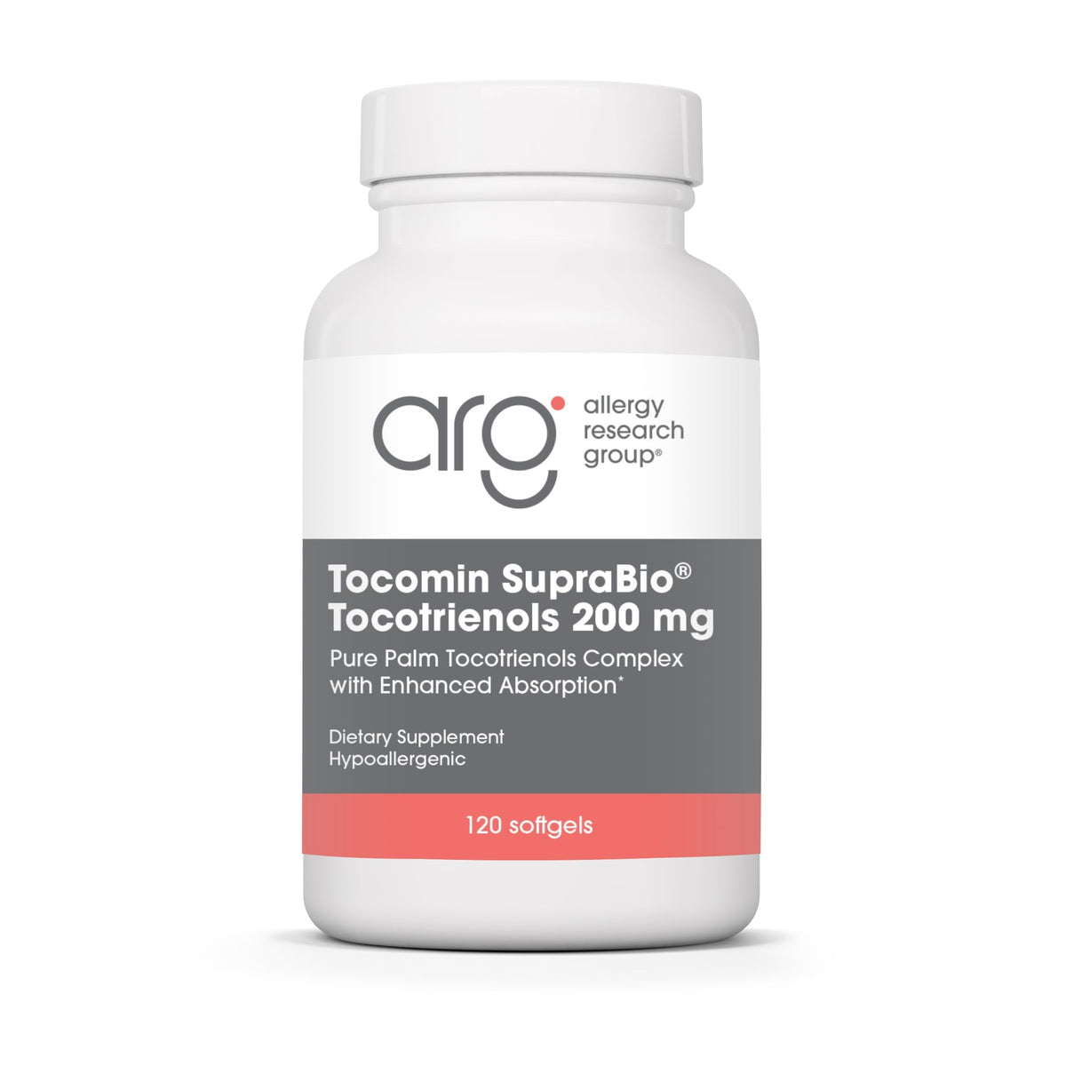 Allergy Research Group Tocomin SupraBio Tocotrienols 200 mg gélules avant