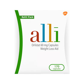 alli Complément Alimentaire 60 mg Capsules 170 Comp. vue avant