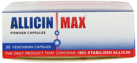 Allicin Max 30 capsules végétales avec un verre d'eau