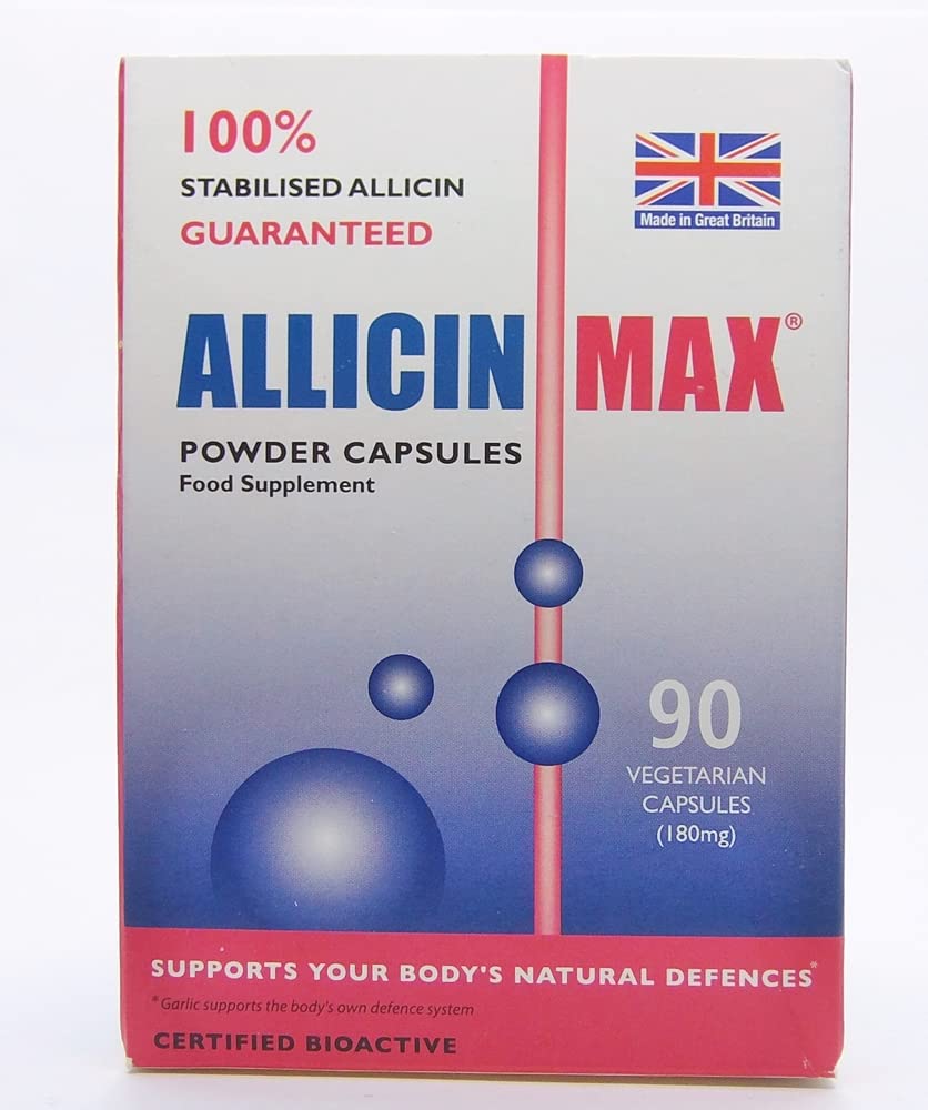 ALLICINMAX Allicin Max 90 gélules végétales, vue de face