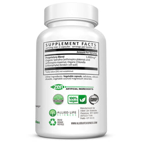 Allied Life Spiruline et Chlorelle, 120 capsules, format pratique