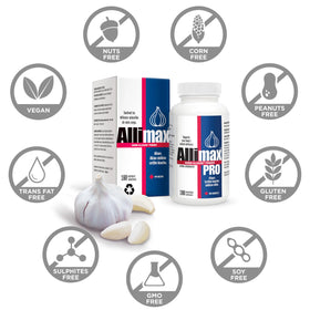 ALLIMAX 450 mg Allicine 100 Capsules Végétariennes - flacon ouvert