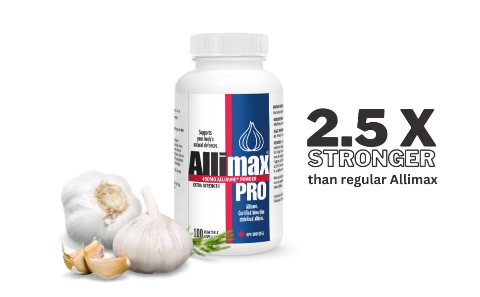 ALLIMAX 450 mg Allicine 100 Capsules Végétariennes - vue en gros plan des capsules