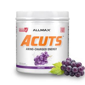 ALLMAX Acuts Poudre d'Énergie Amino au raisin, vue avant