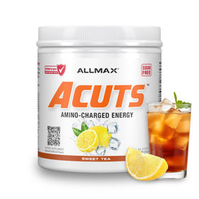 ALLMAX ACUTS Poudre Énergétique Amino 30 Portions saveur Thé Sucré vue de face
