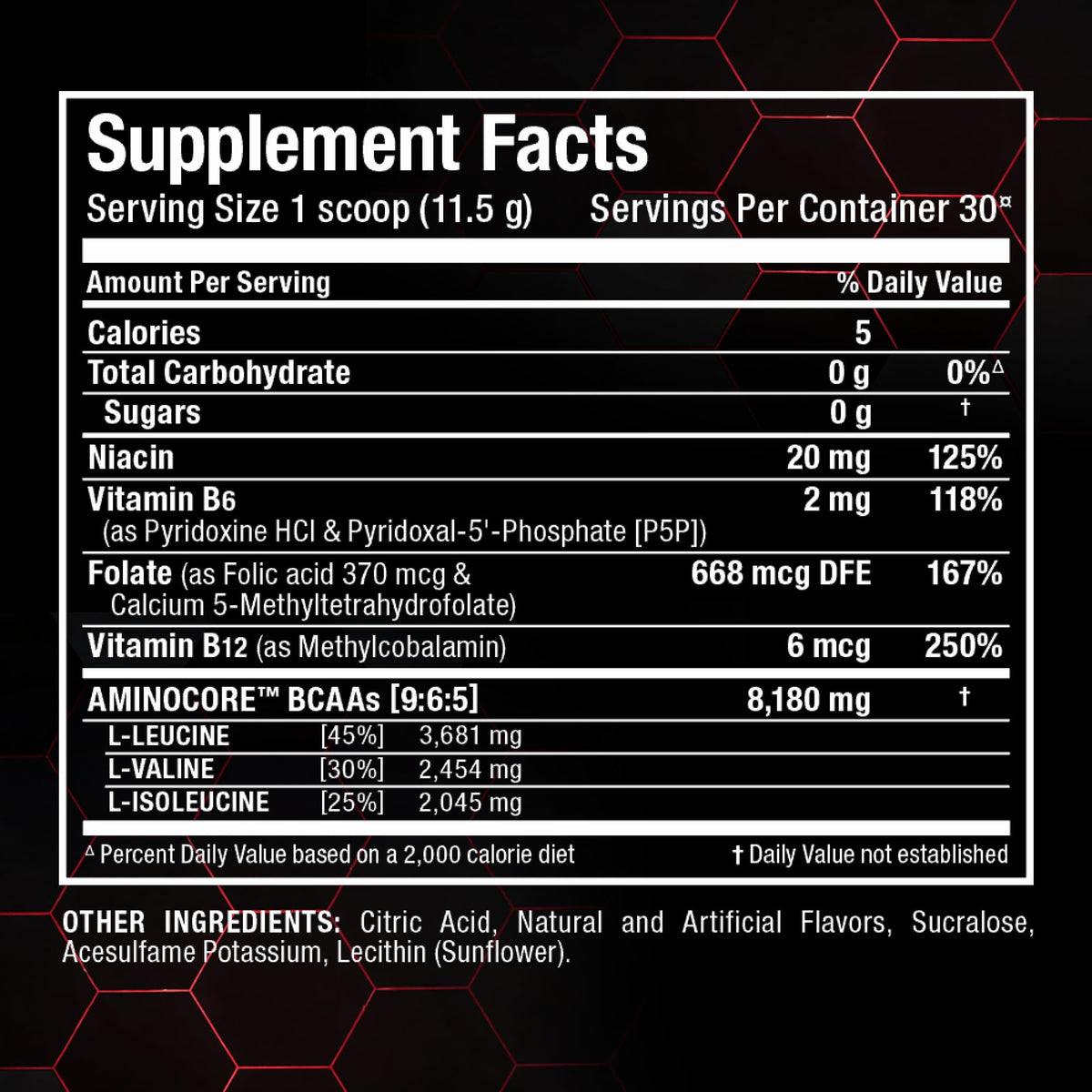 ALLMAX Aminocore BCAA 1035 g dans un environnement sportif