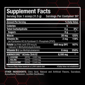 ALLMAX Aminocore BCAA 1035 g dans un environnement sportif