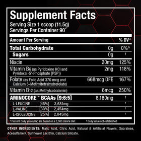 ALLMAX Aminocore BCAA 1035 g Raisin Blanc en mode lifestyle