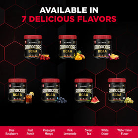 ALLMAX Aminocore BCAA en vue de côté