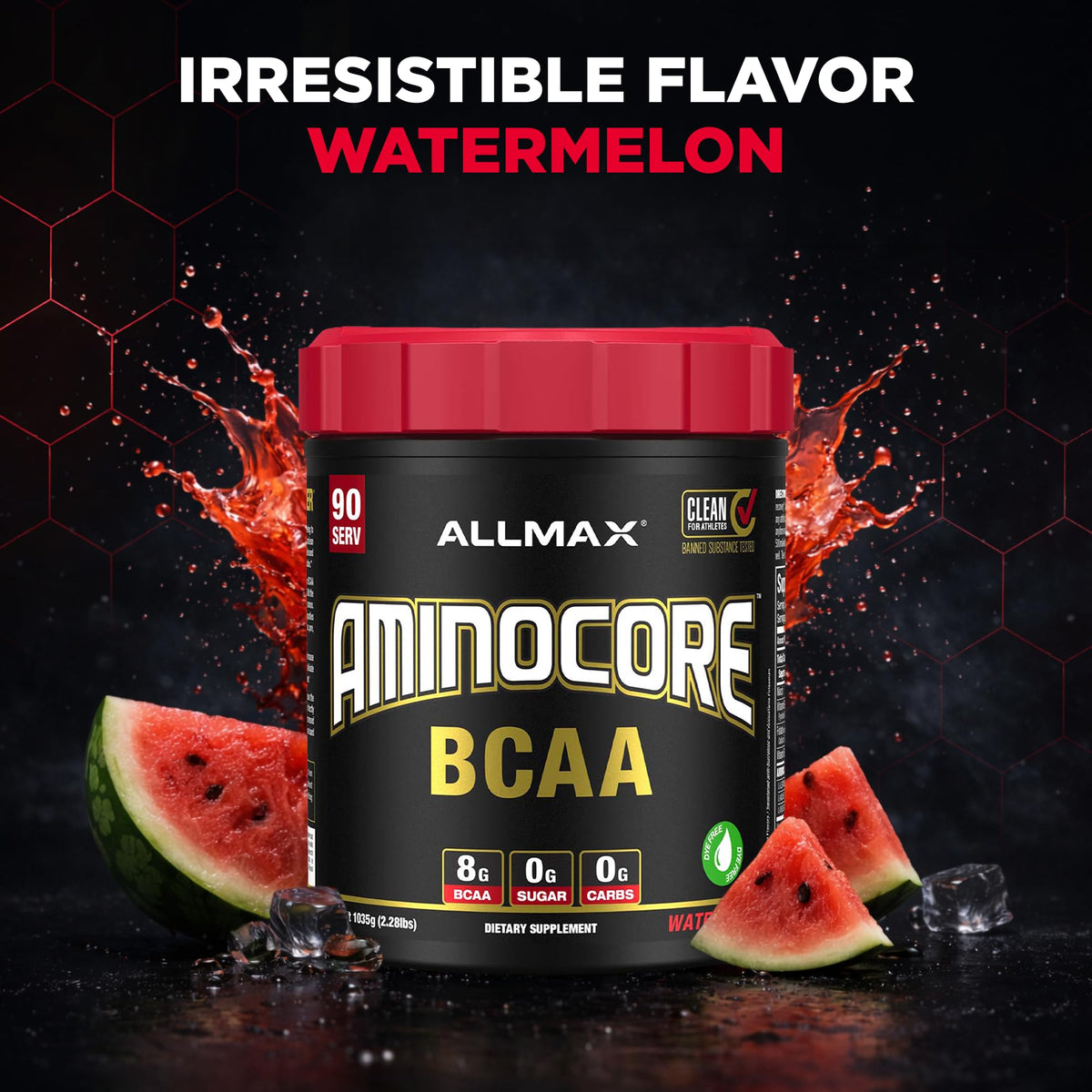 ALLMAX Aminocore BCAA Poudre avec cuillère doseuse