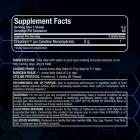 ALLMAX Créatine Monohydrate 400 g avec poudre à côté