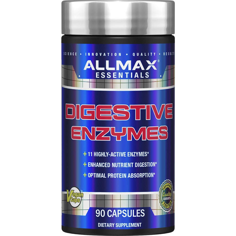 ALLMAX Enzymes daily Capsules 90 Comprimés - Vue de face