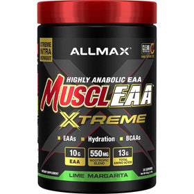 ALLMAX MUSCLEAA Xtreme EAA Powder 532 g Lime Margarita front view
