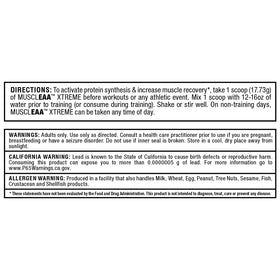 ALLMAX MUSCLEAA Xtreme EAA Powder 532 g Lime Margarita ingredients list