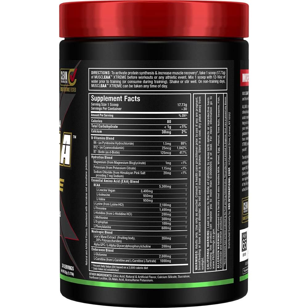 ALLMAX MUSCLEAA Xtreme EAA Powder 532 g Lime Margarita packaging