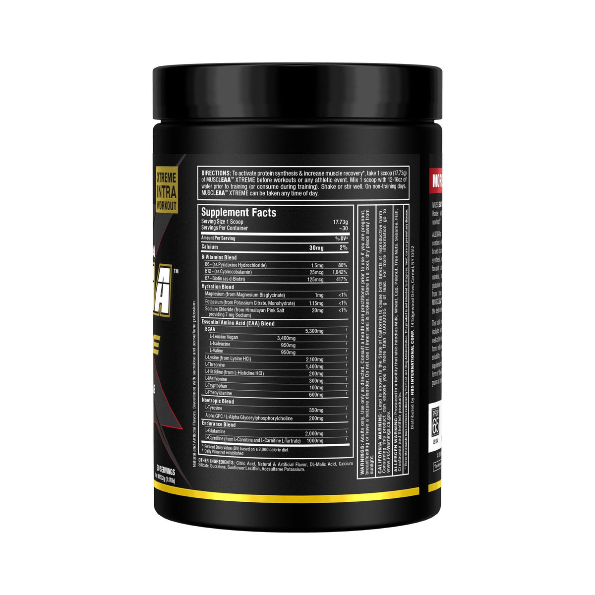 ALLMAX MUSCLEAA Xtreme Poudre EAA Pina Colada 532 g avec cuillère