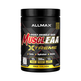 ALLMAX MUSCLEAA Xtreme Poudre EAA Pina Colada 532 g vue de face