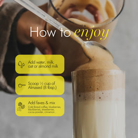 Almased Shake de Remplacement de Repas 1152g côté emballage