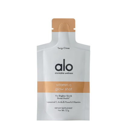 Alo Glow Shot Vitamine C sachets agrumes avant
