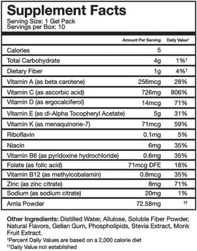 Alo Glow Shot Vitamine C sachets agrumes ouverts
