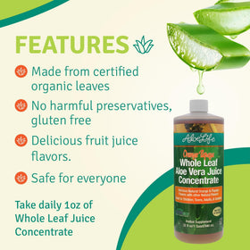 Aloe Life Aloe Vera Whole Leaf Juice Concentrate ingredients list
