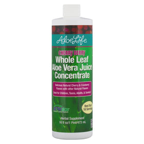 Aloe Life Jus d'Aloe Vera Entier Cerise Baie 473 ml vue de face