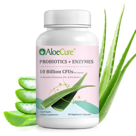 AloeCure Probiotiques Quotidiens 30 gélules, vue avant