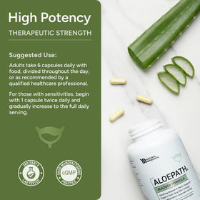 ALOEPATH Complément Alimentaire 180 Capsules côté gauche
