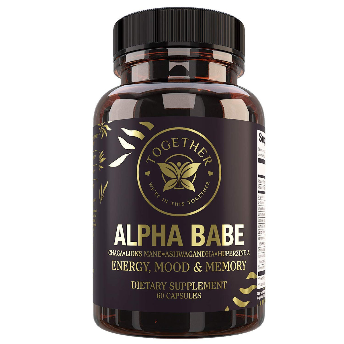 Alpha Babe Complément Nootropique 82g vue de face