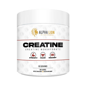 ALPHA LION Créatine Monohydrate 5000mg en poudre vue de face