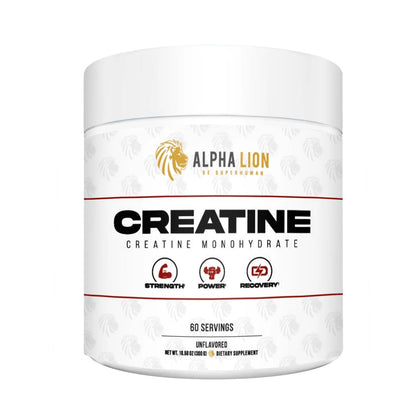 ALPHA LION Créatine Monohydrate 5000mg en poudre vue de face