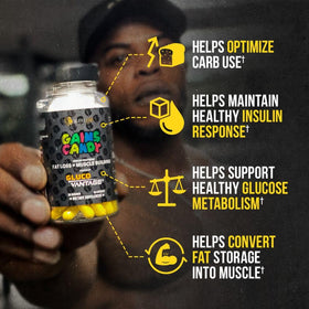 ALPHA LION Gains Candy Complément Alimentaire 60 Capsules vue arrière