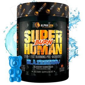ALPHA LION Superhuman Burn contenant de 399g vue de face