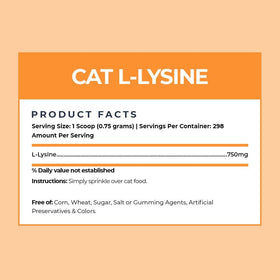 Alpha Paw L-Lysine 227g avec un animal de compagnie